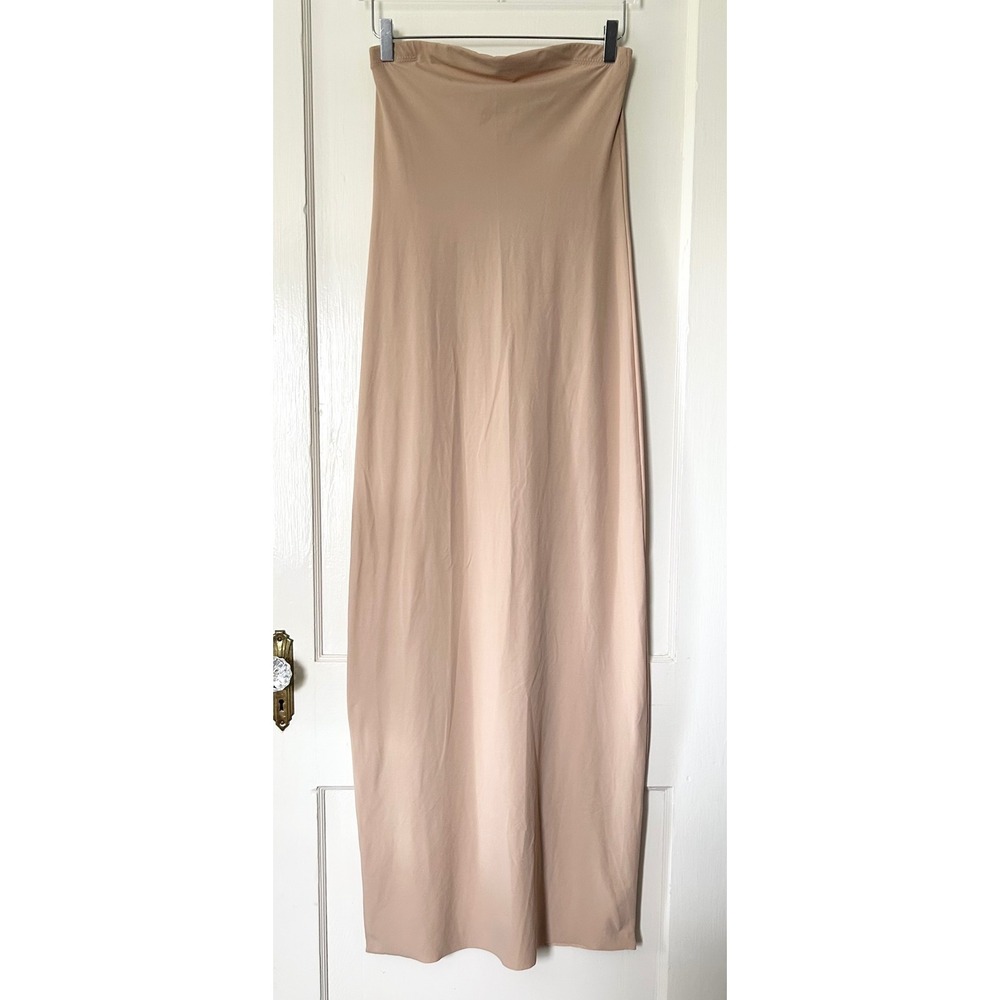 Commando Classic Strapless Maxi Slip Beige Nude Medium Large M/L Neutral Basics - Picture 4 of 8